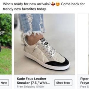 Vintage Havana Kade faux Leather sneaker size 8.5